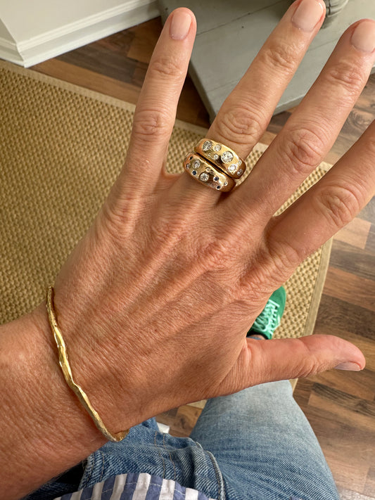 Domed Diamond Sparkle