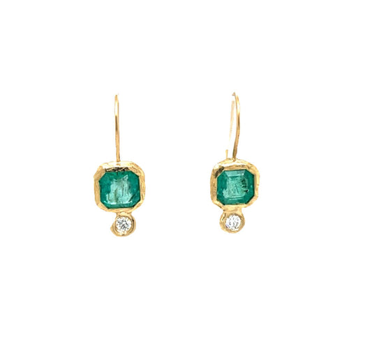 Emerald Drop Earrings