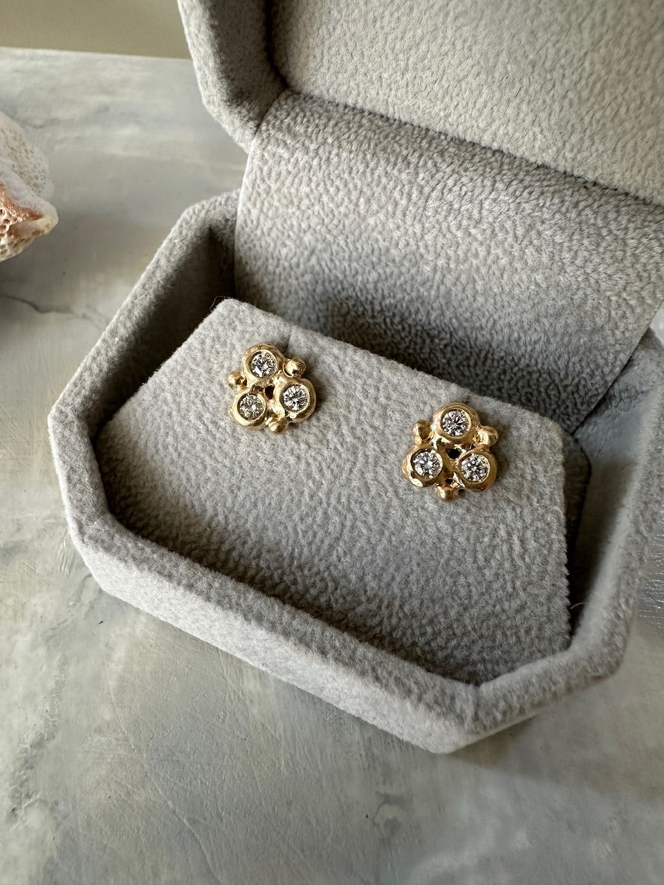 Diamond Trio Earrings