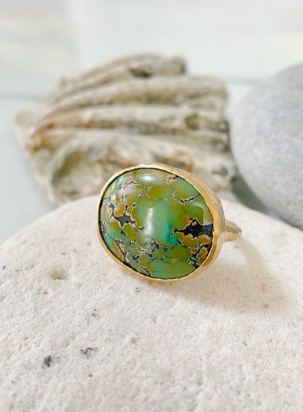 Bamboo Moutain Turquoise Ring