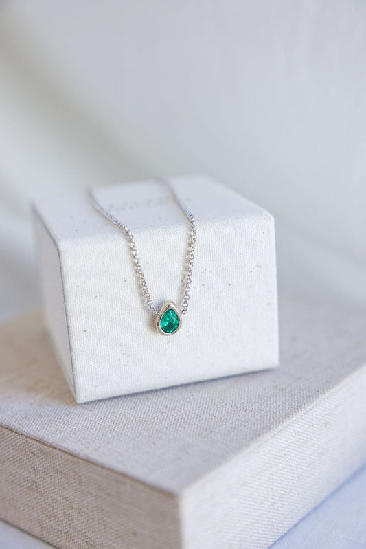 Pear cut emerald