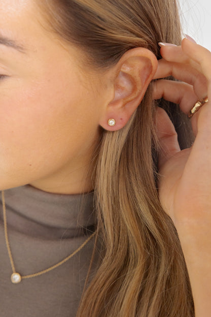 Petite Diamond Studs