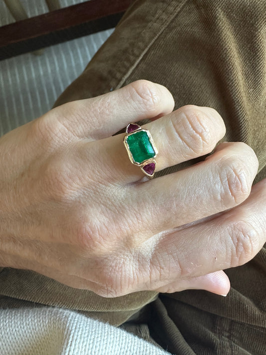 Emerald+ tourmaline