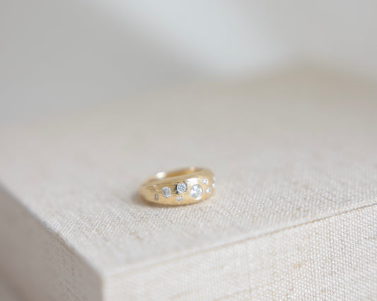 Domed Diamond Sparkle