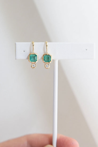 Emerald Drop Earrings