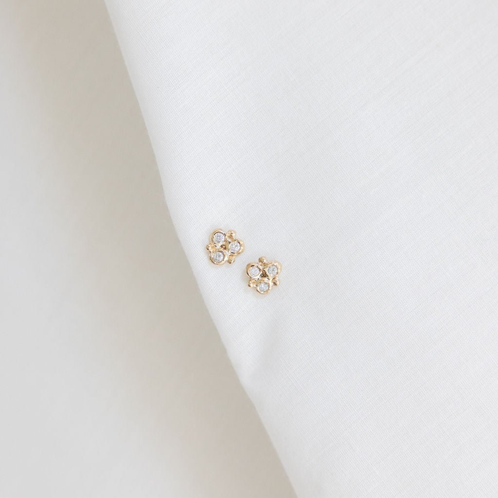 Diamond Trio Earrings