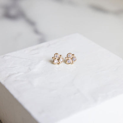 Diamond Trio Earrings