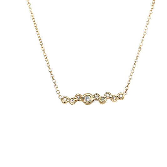 Diamond Bar Necklace