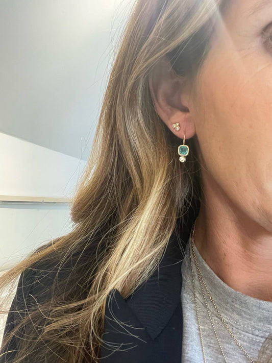 Emerald Drop Earrings