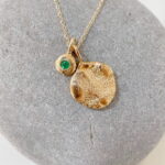 Emerald Pebble Pendant