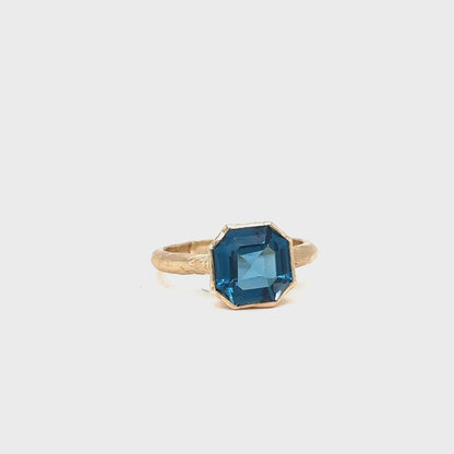 London Blue Asscher