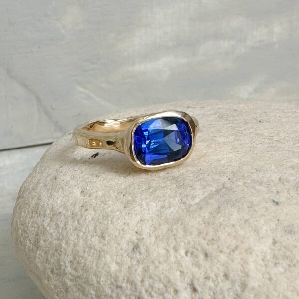 Custom sapphire ring
